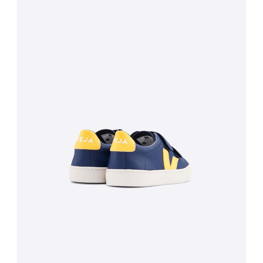 Veja ESPLAR CHROMEFREE Sneakers Kinderen Donkerblauw | BE 823CTV